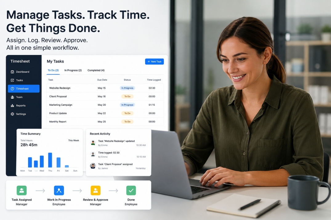 Timesheet module preview
